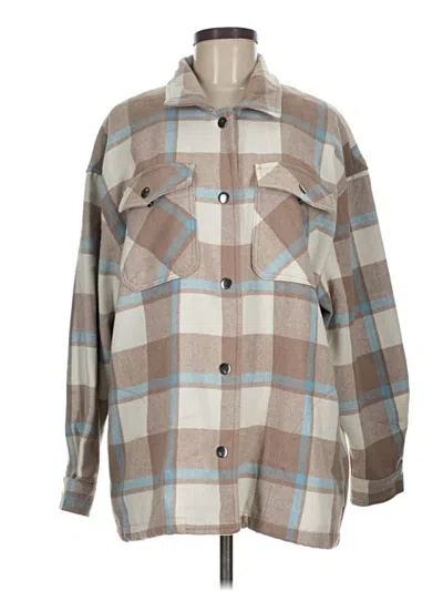 Pre-owned Hfx Coat In Tan