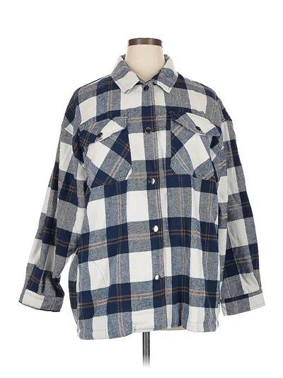 Pre-owned Hfx Fleece Jacket In Blue