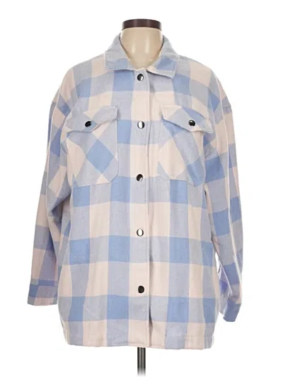 Pre-owned Hfx Fleece Jacket In Blue