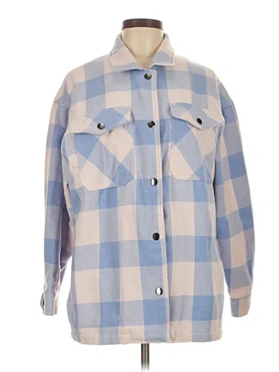 Pre-owned Hfx Fleece Jacket In Blue