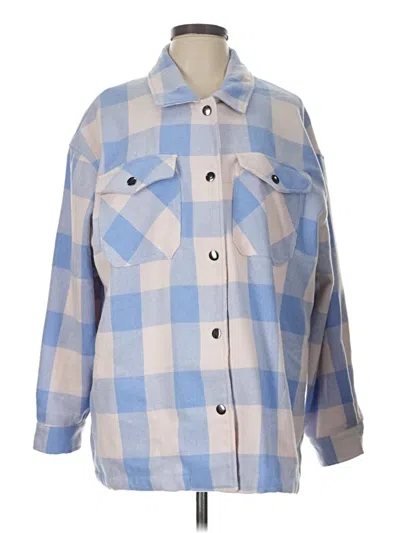 Pre-owned Hfx Fleece Jacket In Blue
