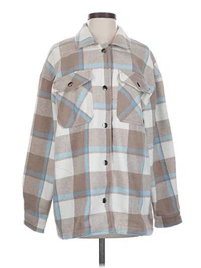 Pre-owned Hfx Fleece Jacket In Gray