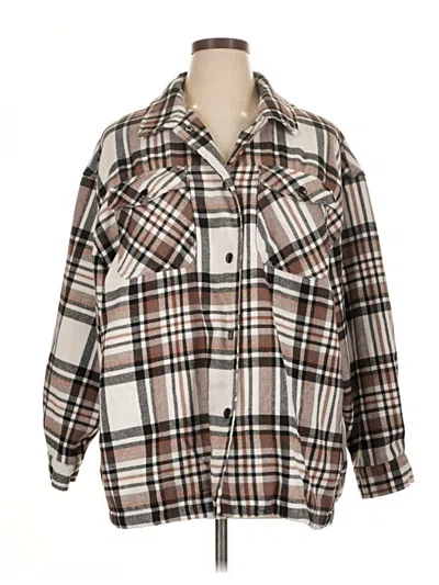 Pre-owned Hfx Jacket In Brown
