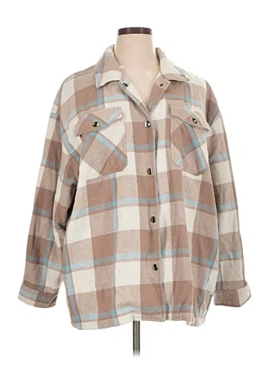 Pre-owned Hfx Jacket In Tan