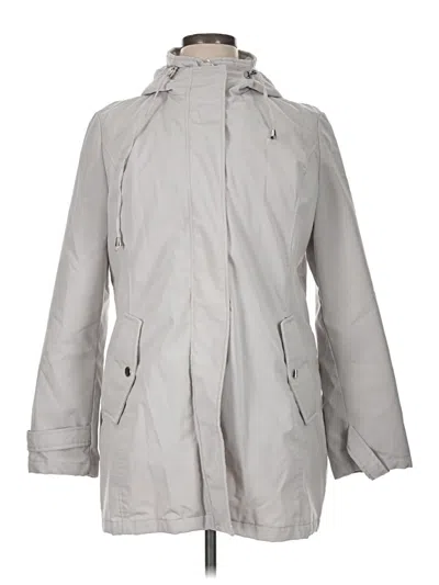Pre-owned Hfx Raincoat In Gray