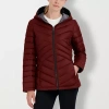 Hfx Womens Easy-on + Easy-off Midweight Quilted Jacket In Brown