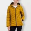 Hfx Womens Easy-on + Easy-off Midweight Quilted Jacket In Yellow