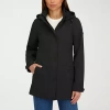Hfx Womens Water Resistant Lightweight Softshell Jacket In Black