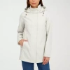 Hfx Womens Water Resistant Lightweight Softshell Jacket In White