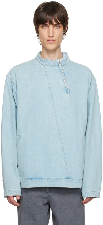 Hgbb Studio Blue Yupik Denim Jacket In Sky Way