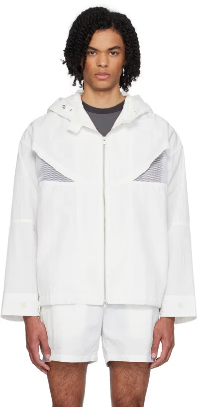 Hgbb Studio White Baram Jacket In Bright White