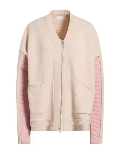 Hgbb Studio Woman Cardigan Light Pink Size L Wool In Neutral