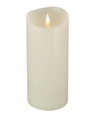 Hgtv 4in Heritage Real Motion Flameless Led Candle In Ivory