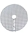 Hgtv National Tree Company  48in Plaid Whipstitch Tree Skirt In Multicolor