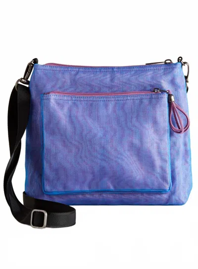 Hhp Lift Women's Two Tone Mesh Crossbody Bag In Lavender In Purple