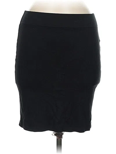 Pre-owned Hi-line Casual Skirt In Black
