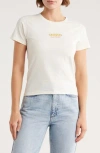 Hi Res Bonjour Baguette Graphic T-shirt In White