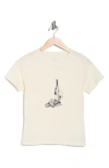 Hi Res Oysters & Wine Cotton Graphic T-shirt In White