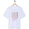 Hi Res Pink Cakes & Coffee Graphic T-shirt In Animal Print