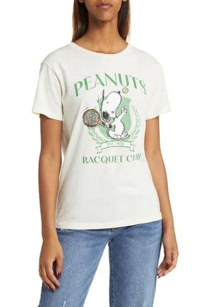 Hi Res X Peanuts® Tennis Cotton Graphic T-shirt In White