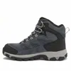 Hi-tec Men's Yosemite Mid Qp Hiking Boots In Charcoal/ombre Blue In Multi