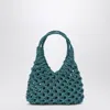 Hibourama Aquamarine Vannifique Small Bag With Crystals