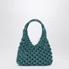 Hibourama Aquamarine Vannifique Small Bag With Crystals