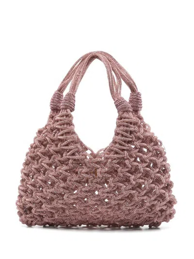 HIBOURAMA HIBOURAMA PINK SMALL 'VANNIFIQUE' TOTE BAG