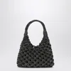 Hibourama Black Vannifique Small Bag With Crystals