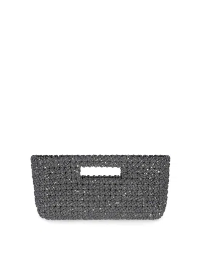 Hibourama Bolso Shopping - Metálico In Plata