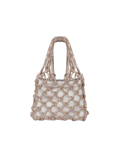 Hibourama Borsa Carrie Satin Golden Shadow In Goldenshadowgold