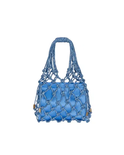 Hibourama Carrie Crystal-embellished Tote Bag In Purple