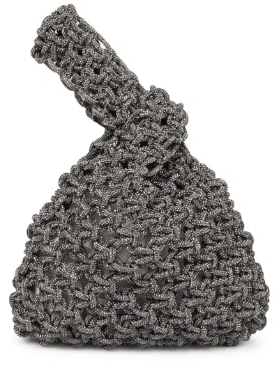 Hibourama Borsa "niky" Con Cristalli In Black