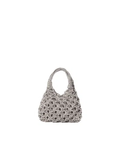 Hibourama Borsa Vannifique Mini Crystal In Gray