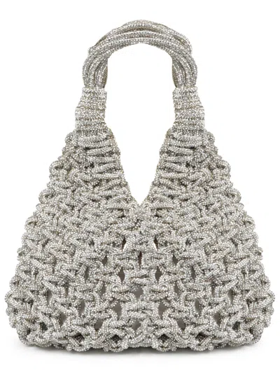 Hibourama Borsa "vannifique" Small Con Cristalli In Silver