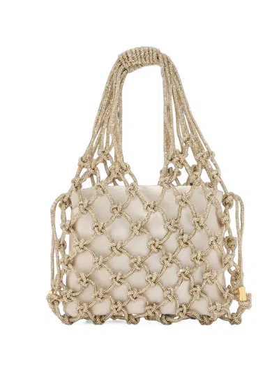 Hibourama Carrie Crystal-embellished Knotted Tote Bag In Pattern