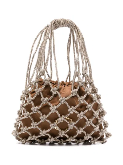 Hibourama Carrie Tote Bag In Brown