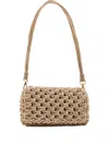 Hibourama Clarabella Embellished Shoulder Bag In Neutral