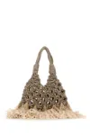 Hibourama Embellished Mesh Mini Vannifique Handbag