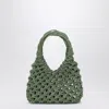 Hibourama Green Vannifique Small Bag With Crystals
