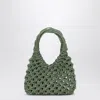 Hibourama Green Vannifique Small Bag With Crystals