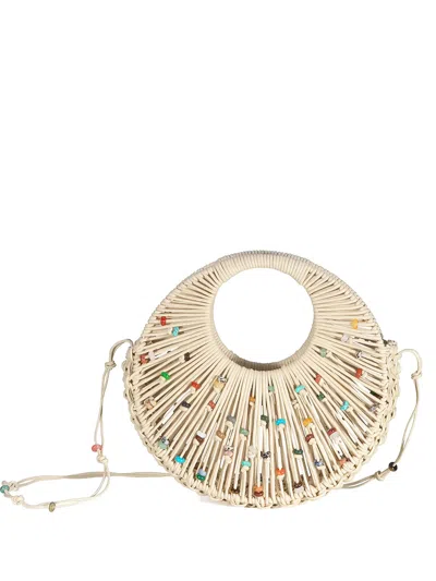 Hibourama Jaya Desert Stone Woven-design Tote Bag In Neutral