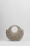 Hibourama Jaya Silver Jewelry Bag With Crystals In Gold