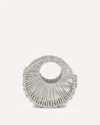 Hibourama Jeweled Jaya Handbag In Silver