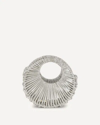 Hibourama Jeweled Jaya Handbag In Silver