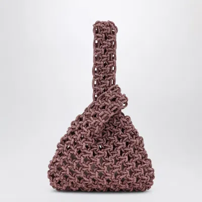 Hibourama Niky Pink Jewel Bag With Crystals In Purple