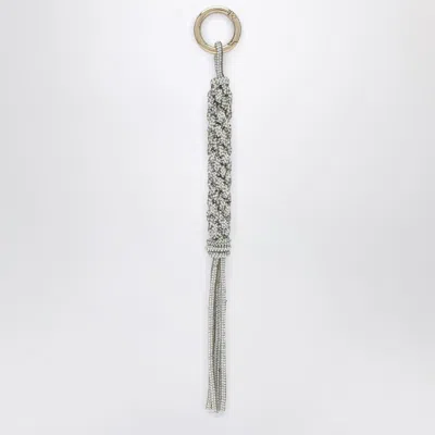 Hibourama Scooby-doo Charm With Silver Crystals In Metallic