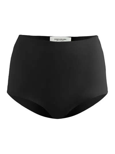 Hibourama Soft Stretch Fabric Culottes In Black