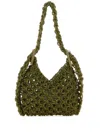 Hibourama Borsa A Secchiello Vannifique In Rete Verde Militare Donna In Green