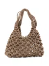 Hibourama Vannifique Crystal-embellishment Tote Bg In Brown